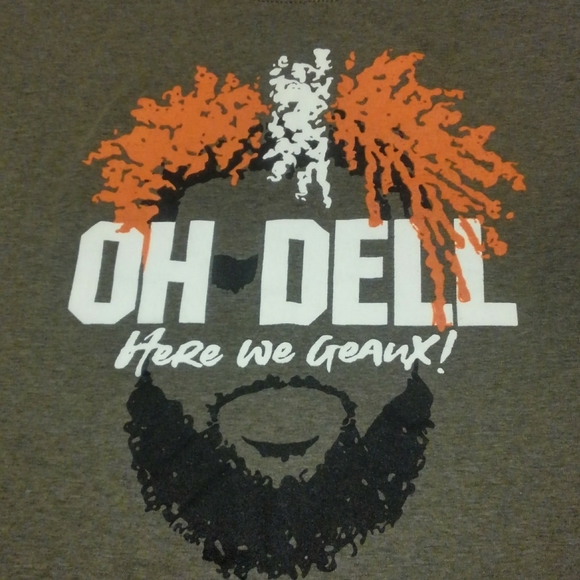 🏈 🐶 Cleveland Browns Odell Beckham Jr Shirt 2XL XXL NFL Oh Dell Here We Geaux - Picture 5 of 9
